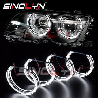 ไฟหลอดไฟ Led Angel Eyes Drl Halo สําหรับติดรถยนต์ Bmw 3 Series E 46 M 3 / E39 / E36