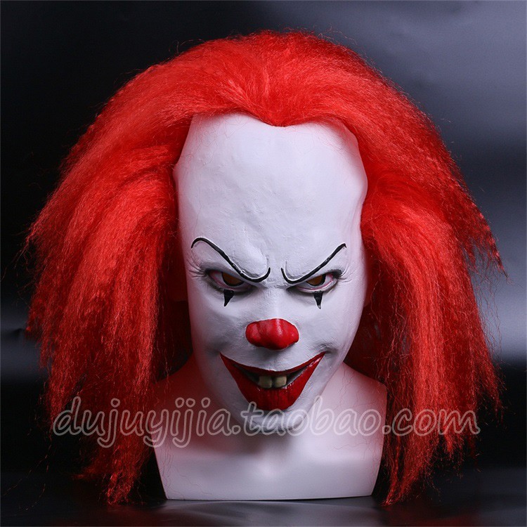 IT Penywise Spooky Clown คอสเพลย์ Mask 1990s Edition ก็ตาม