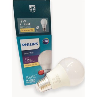 PHILIPS Essential LEDBulb 7W E27 3000K