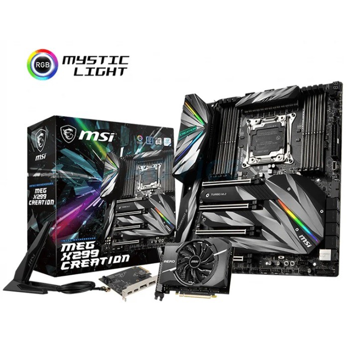 X299 MSI MEG CREATION เมนบอร์ด LGA 2066