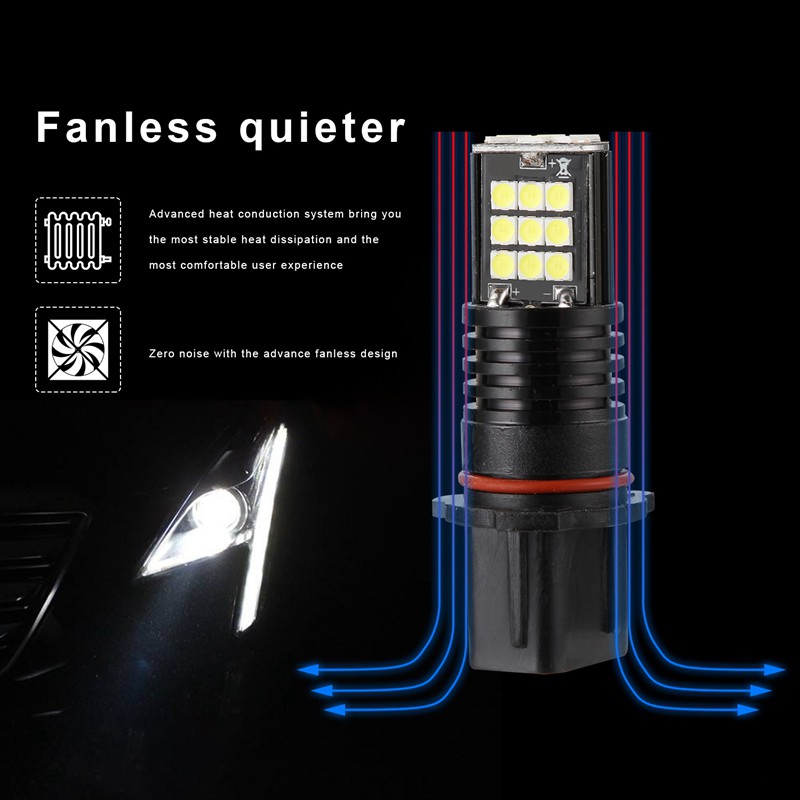 880 Blue Purple LED Bulb SMD 3030 Bright Fog Light Plug N