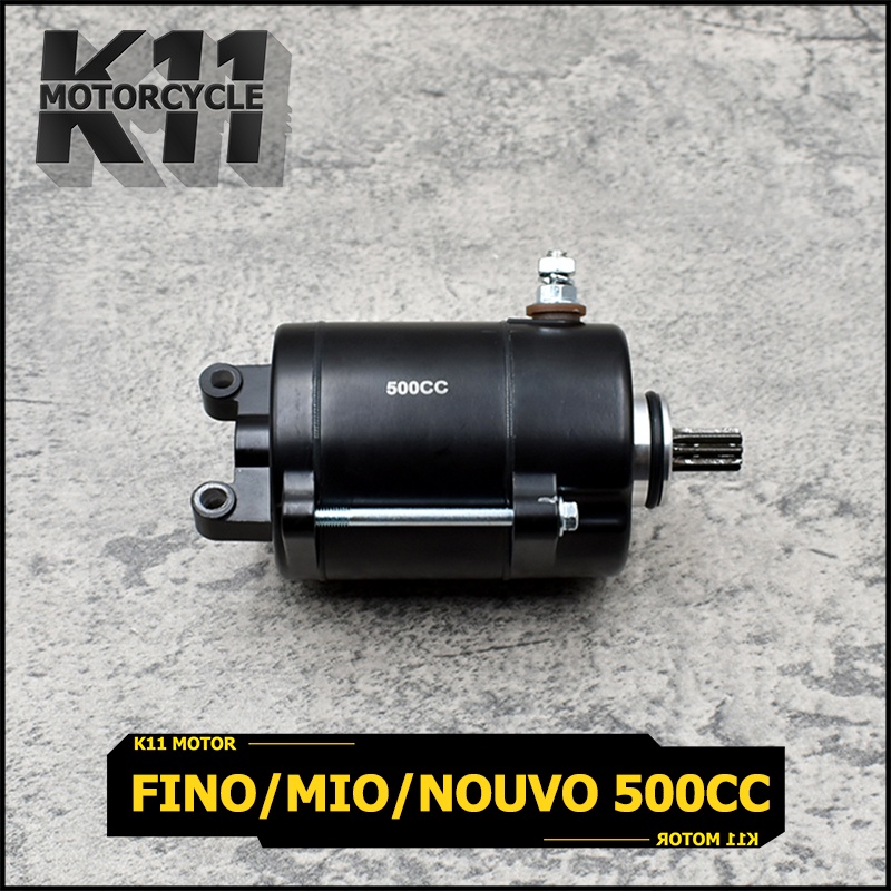 ไดสตาร์ท ไดเเต่ง รุ่น fino/mio/nouvo/nouvo-mx มอเตอร์สตาร์ทเเต่ง มีโอ มีโอ125 ฟีโน่ นูโว ขนาด500cc ผ