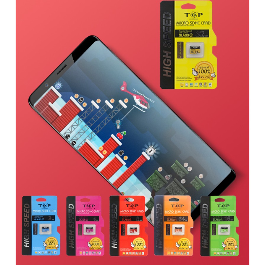 TOP Select Micro SD 32GB 128G MicroSD Class 10 Memory Card 64G 16G 8G 4G 2G แท้100%