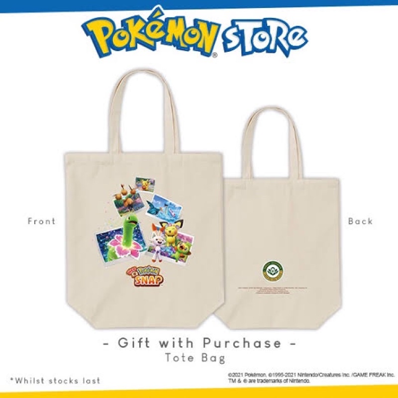 pokemon snap ถุงผ้าของใหม่มือ 1
