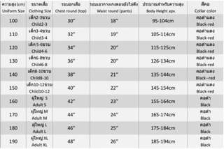 ชุดเทควันโดผ้านาโน ไดมอน ลูกฟูก เด็ก ผู้ใหญ่