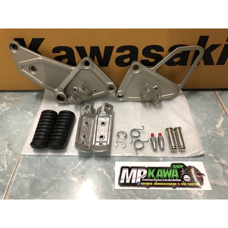 ชุดพักเท้าหน้าแท้ KR E10 ใส่ KR Victor Serpico แท้มือ1ศูนย์Kawasaki ยกชุดในรูปแท