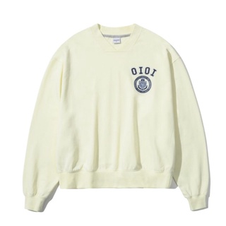 ALAND ฮู้ดดี้ สเว็ตเชิ้ต 5252 by oioi SMALL ARCH LOGO SQUARE NECK SWEATSHIRT