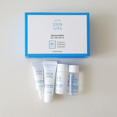 (หมด) แบบกล่องEtude House Soon Jung Skin Care Trial Kit (4 Items)