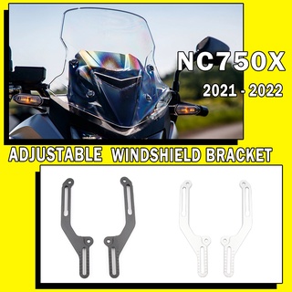 NC750X Windscreen Adjusters Windshield Adjustment Bracket Windshield Support Holder Kits For HONDA NC 750X NC 750 X 2021