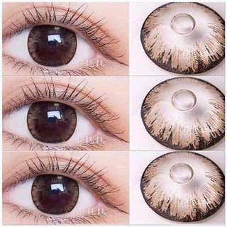 (1)(2) Tommy / OMG / Kayo / Icy Brown บิ๊กอาย สีน้ำตาล น้ำตาล 3 tone Pitchy 3tone Contact Lens Bigeyes คอนแทคเลนส์ สาย