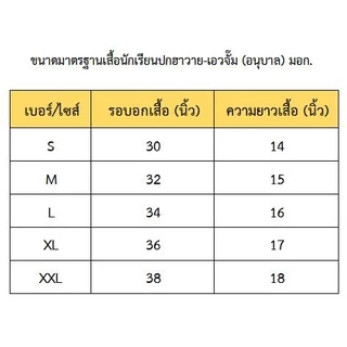 เสื้อนักเรียนอนุบาล ปกฮาวาย-เอวจั้ม (ล้างสต๊อก) ชุดนักเรียนชาย