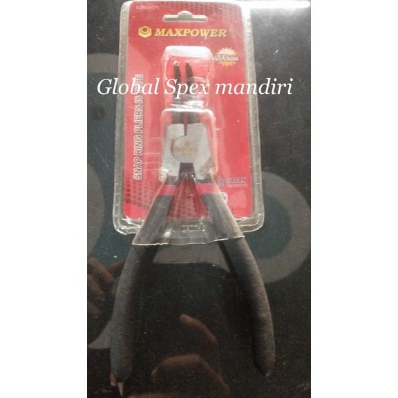 MAXPOWER 7" BENDED SNAP RING PLIERS / 7" EB SNAP RING PLIERS