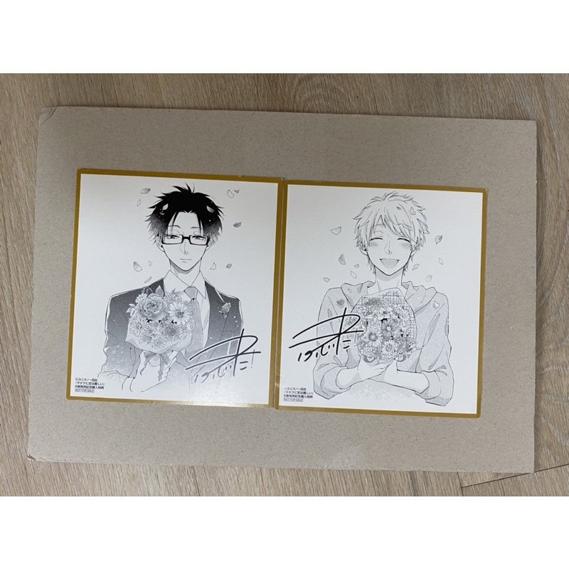 [พร้อมส่ง] ชิกิชิ ฮิโรทากะ+นาโอยะ Shikishi Wotaku ni Koi wa Muzukashii ยากแท้จริงหนอรักของโอตาคุ Hir
