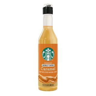 Starbucks Caramel Flavour Syrup สตาร์บัค คาราเมล ไซรัป 375ml.