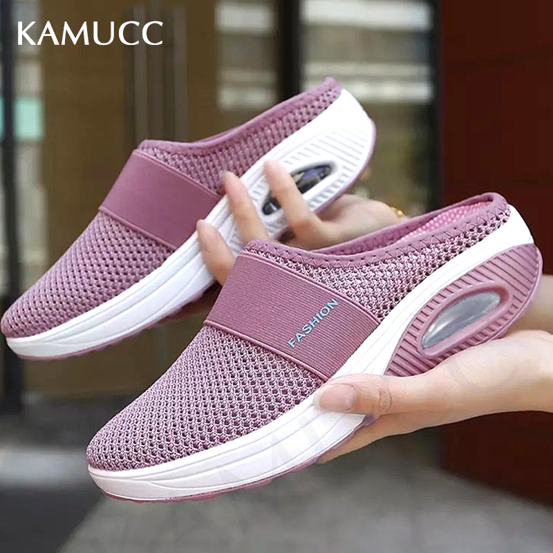 2022 Women Sandals Fashion Wedges Platform Shoes Female Slides Slippers ...