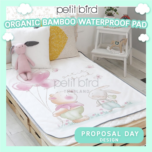 PETIT BIRDผ้ารองกันน้ำออร์เเกนิคBAMBOO SERIES PROPOSAL DAY DESIGN