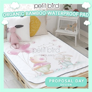 PETIT BIRDผ้ารองกันน้ำออร์เเกนิคBAMBOO SERIES  PROPOSAL DAY DESIGN