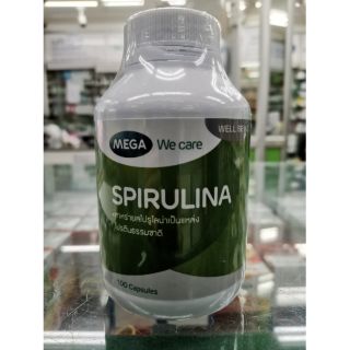 Spirulina 100​ แคปซูล #Mega​ ​we​ ​care​