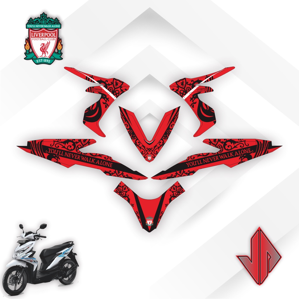 สติ๊กเกอร์รูปลอก / สติ๊กเกอร์ Beat Street FI 2016 2017 2018 2019 41 Liverpool