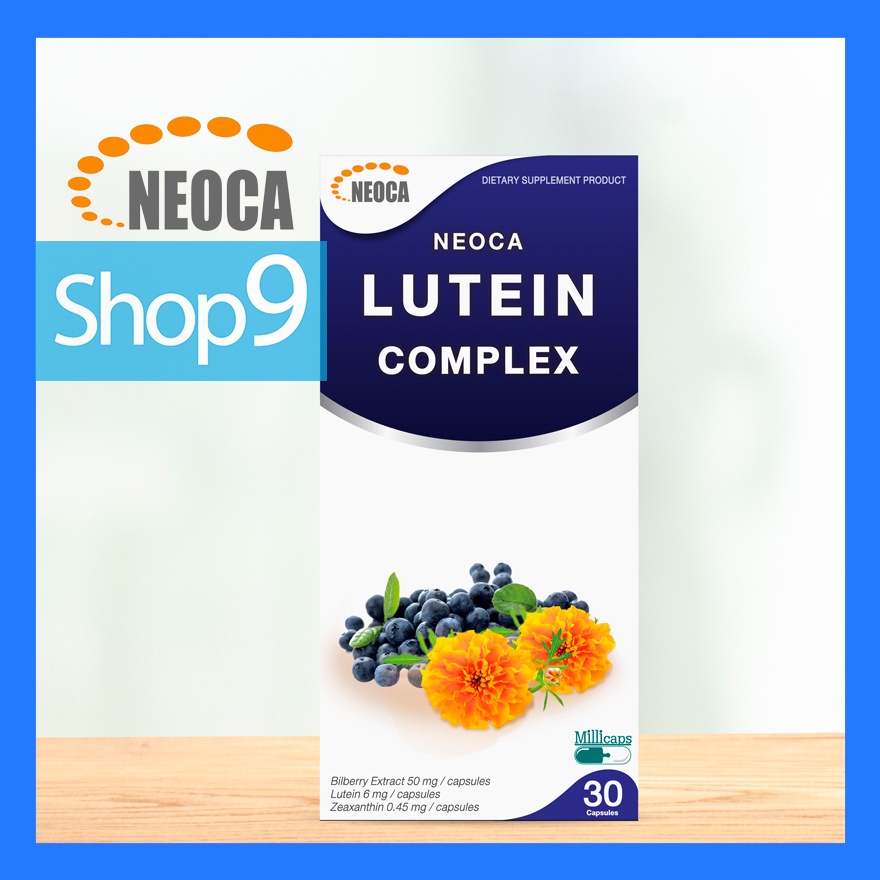 NEOCA LUTEIN COMPLEX 30'S สารสกัดลูทีนเข้มข้น 6 มก. บำรุงสายตา [หมดอายุ 11/2026]