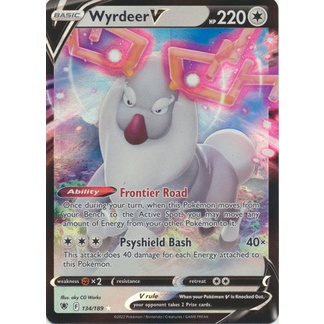 การ์ดโปเกมอน TCG Wyrdeer V SS Astral Radiance 134/189 อัลตร้า