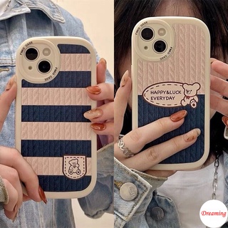 เคสโทรศัพท์มือถือ แบบนิ่ม ลายหมี สําหรับ VIVO V29 V27E V25 V23E V15 V11i V9 V5S S1 Pro Y91i Y95 Y91C Y1S Y15 Y12 Y17 Y19 U10