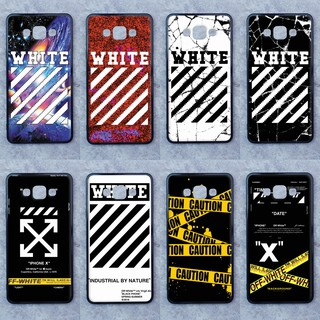 เคส Samsung A7 (ตัวแรก) ลายWhite ขอบนิ่มหลังแข็ง เคส ถือ เคส Caseเคส TPU ขอบนิ่มหลังแข็ง ไม่ขูดตัวเครื่อง ไม่กัดขอบช่วยป