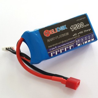 แบตเตอรี่ ขนาด 7.4V. 1500 mAh 30C สำหรับรถบังคับวิทยุรุ่น 9125, 12428, 12427