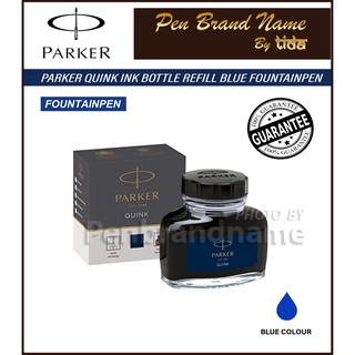 หมึกปากกา Parker Quink Ink Bottom Refill Blue FP หมึกซึมขวด