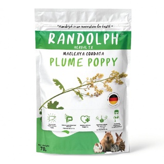 0Randolph HERBAL TX Plume Poppy 30g.​ ป็อปปี้ ขนมเชิงสุขภาพ