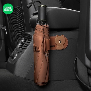 Line Friends Car Umbrella Storage Hook Car Hook Cute Multi-function Storage Hook Car Hook Rear Seat Back Small Hook