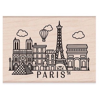 แสตมป์ไม้ DESTINATION PARIS