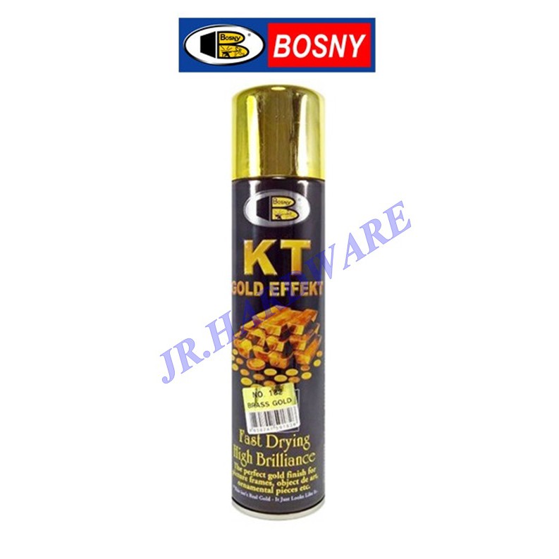 สเปรย์สีทอง เงา No.183 100% GOLD Bosny บอสนี่ย์