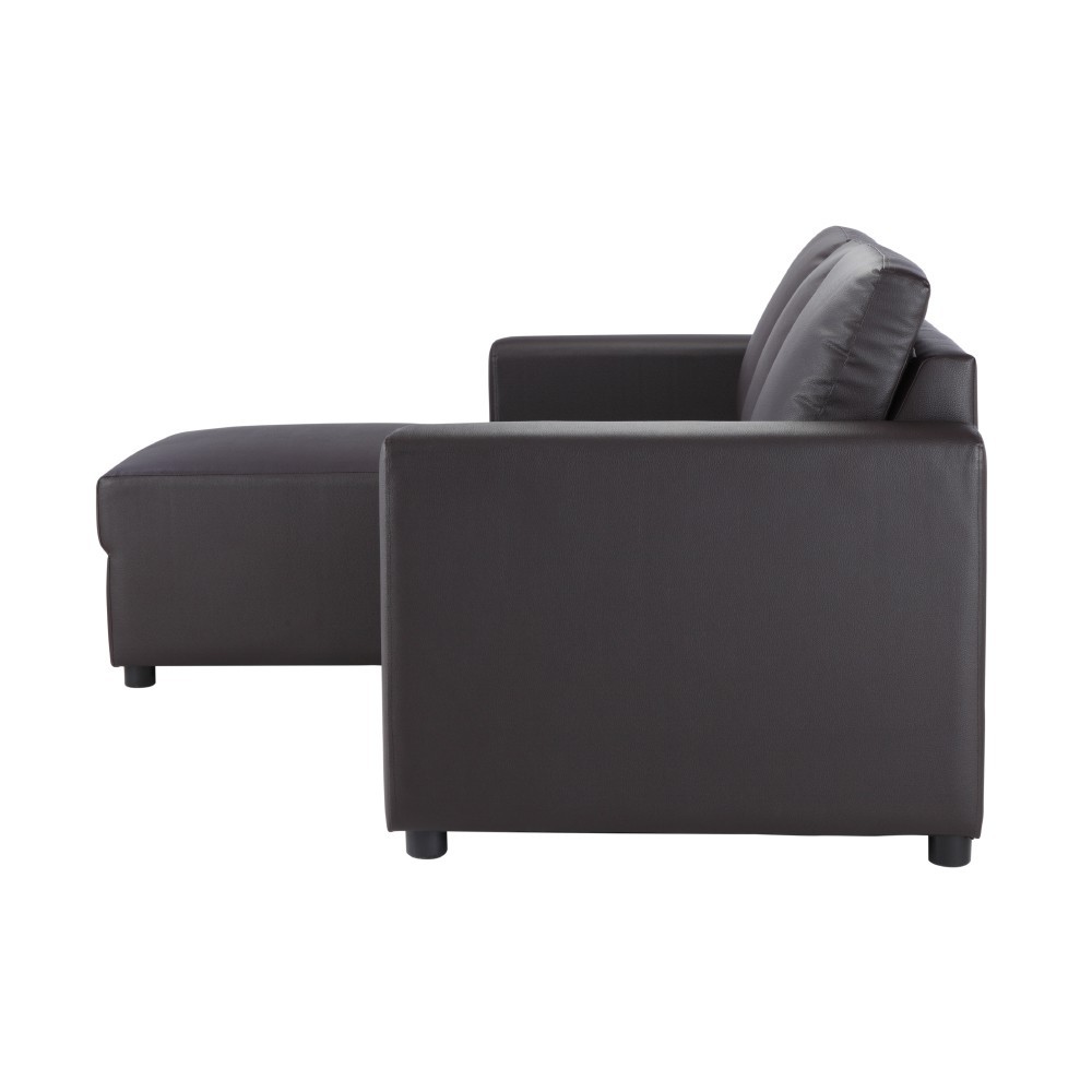 WINNER FURNITURE โซฟาหนังสังเคราะห์ L-Shape รุ่นจอร์จ สีน้ำตาลเข้ม(เลือกข้างL-Shapeได้) #5