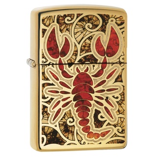 Zippo ไฟแช็กรุ่น 29096 Scorpion Shell  ของแท้ รับประกันตลอดชีวิต นำเข้าและจำหน่ายโดยตัวแทนจำหน่าย