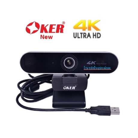 OKER NEWๆๆๆ A5384 4K ULTRA HD AUTO FOCUS WEBCAM A538-4K