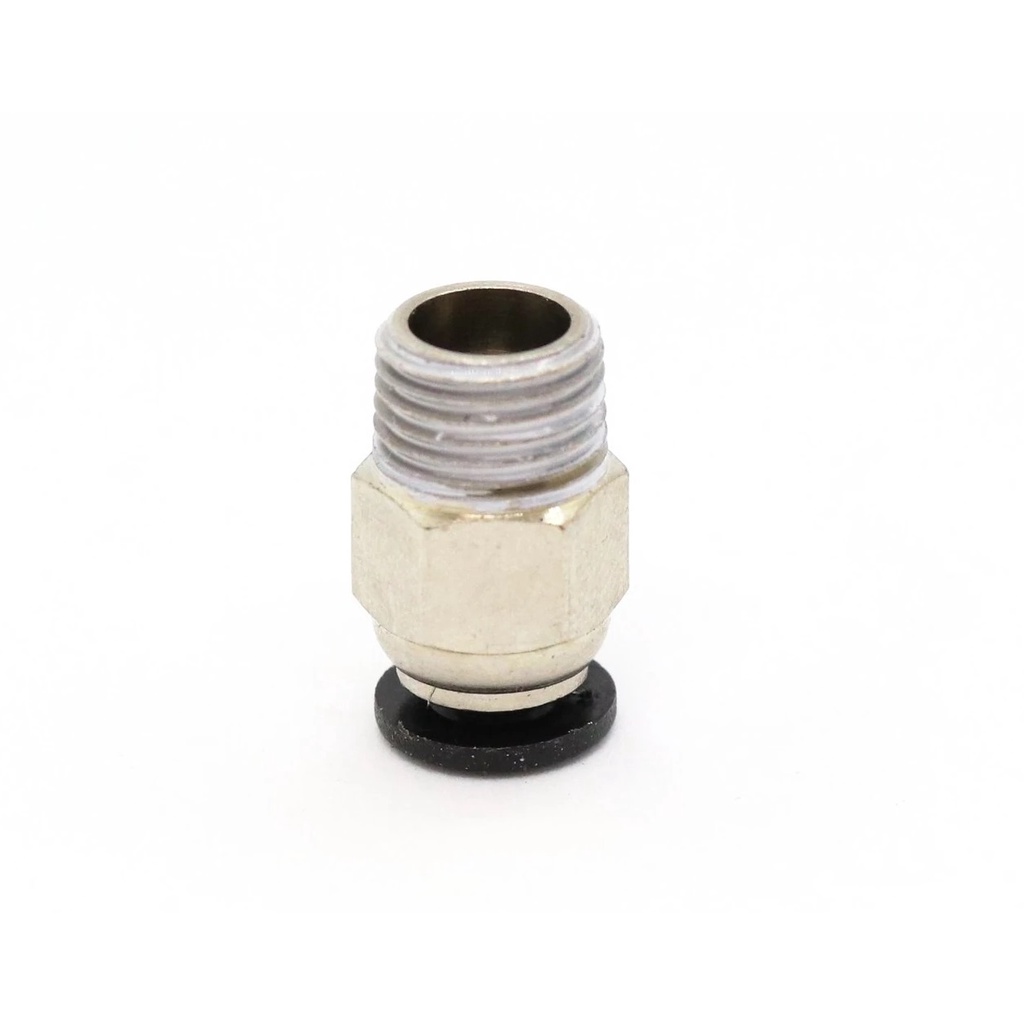 PC FITTINGS 06 - 03 STRAIGHT NEPEL PNEUMATIC (PNEUMATIC FITTING 4MM HOSE TO DRAT 3/8 INCH)