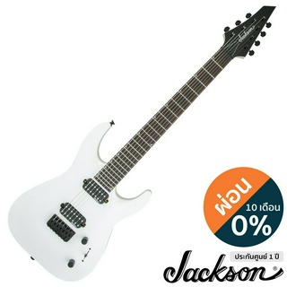 Jackson® JS32-7 DKA HT (White) กีตาร์ไฟฟ้า 7 สาย 24 เฟร็ตจัมโบ้ ไม้ป๊อปลาร์ คอเมเปิ้ล เคลือบเงา ** ประกันศูนย์ 1 ปี **