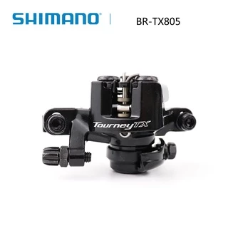 Shimano Tourney TX805 คาลิปเปอร์ดิสก์เบรกพร้อมแผ่นเรซินด้านหน้าด้านหลังเบรค MTB ดิสก์เบรกกลอัพเกรดสําหรับ m375