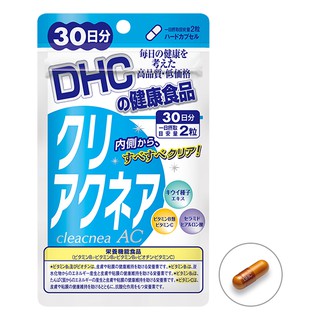 DHC CLEAR ACNE สารสกัดจากเม็ดกีวี เพื่อแก้ปัญหาเรื่องสิว ขนาด 60 เม็ด (30 วัน)