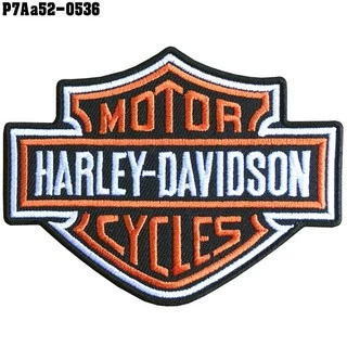 อาร์มปักติดเสื้อ Biker Patch งานปักละเอียด สไตล์ Motorcycle DIY พร้อมส่ง รุ่น P7Aa52-0536