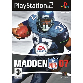 Madden NFL 07 (Europe) PS2 แผ่นเกมps2 แผ่นไรท์ เกมเพทู