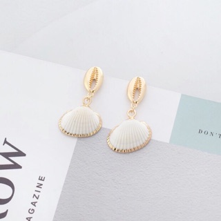 ต่างหูหอย seashells earrings