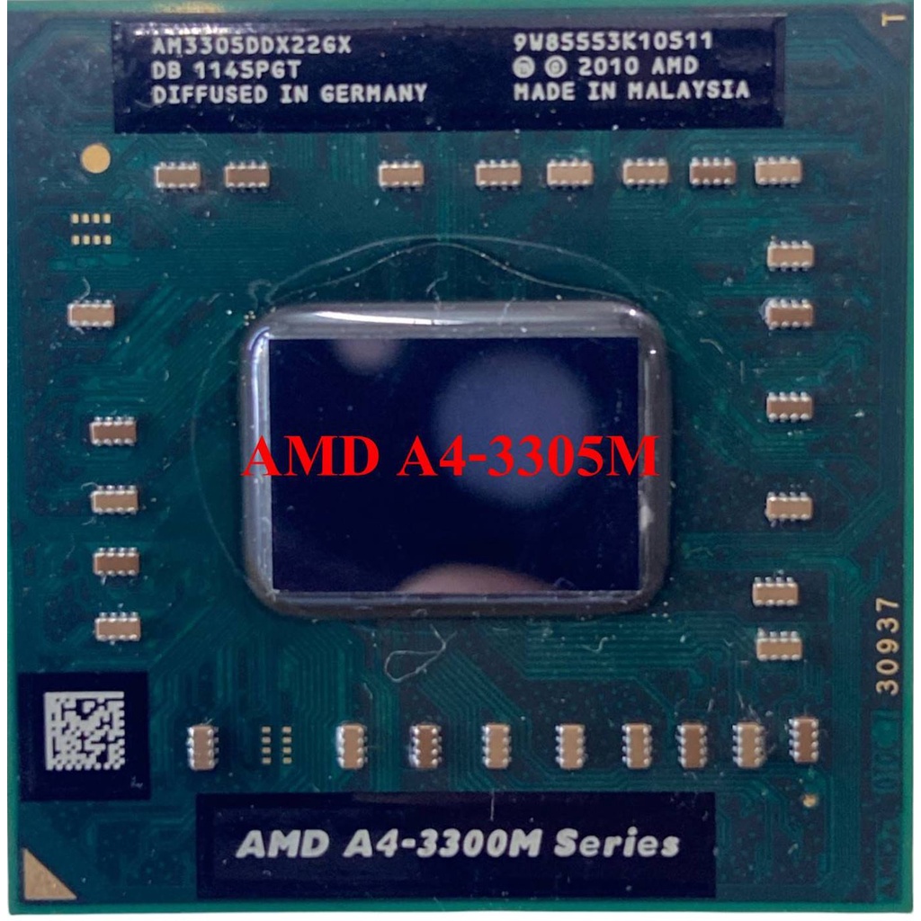AMD A4-3305M 1.90GHz Laptop CPU Processor ซีพียูโน๊ตบุ๊ค มือสอง สินค้าพร้อมส่งในไทย