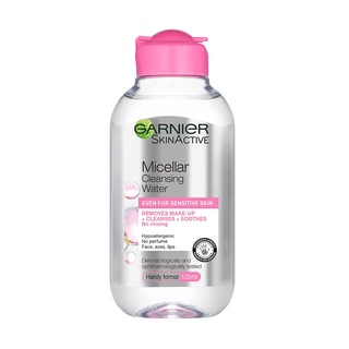 พร้อมส่ง ของแท้ Garnier Micellar Water Facial Cleanser and Makeup Remover for Sensitive Skin 125ml/400ml (Imported)