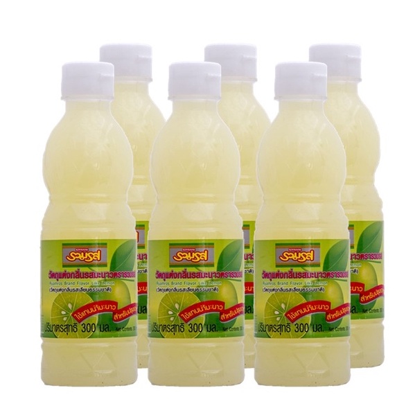 น้ำมะนาว ตรารวมรส PET 300 มล. แพ็ค 6 ขวด