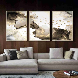 SB Design Square รูปพร้อมกรอบ DoseArt รุ่น Prestige Ocean XL 60×75 cm/ชิ้น (63x78 cm รวมกรอบ) SET 3 PCS. (189x78 ซม.)