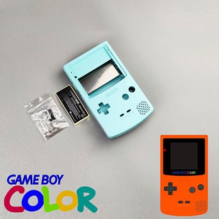 เปลี่ยนเปลือกที่อยู่อาศัยที่กำหนดเองสำหรับ GBC IPS Shell Retro Pixel สำหรับ Gameboy Color IPS Game Consoles กรณีไม่จำเป็นต้องตัด