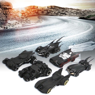 New Set of 6 Batman Batmobile Car Model Toy Vehicle Metal Gift Kids Collection