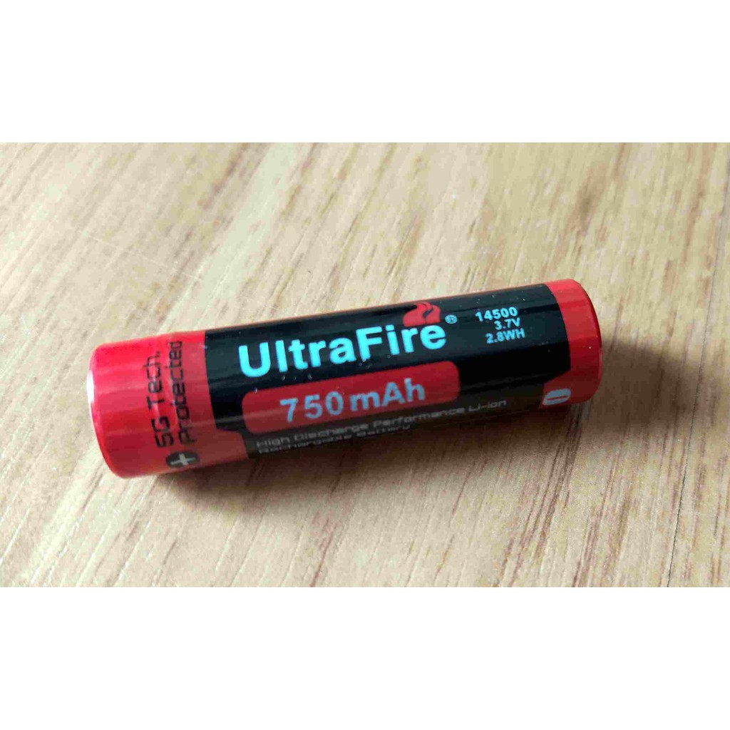 ถ่าน 14500 UltraFire 750mAh